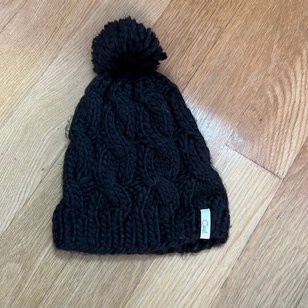 Black coal hat